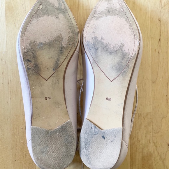 Halogen Owen Pointy Toe Lace Up Ballet Flat 8 - Picture 5 of 5